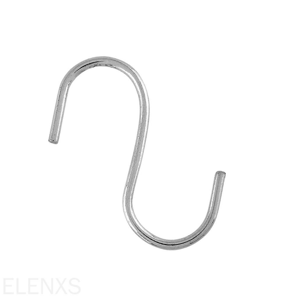 Set 10 móc treo hình chữ s bằng thép không gỉ tiện dụng cho nhà bếp