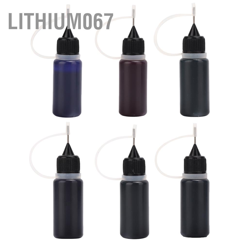 Lithium067 10ml Temporary Tattoo Juice Ink Waterproof Long Lasting Pigment for DIY Body Art Painting mực xăm