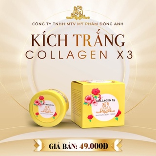 Kem siêu kích trắng collagen x3 đông anh 30g