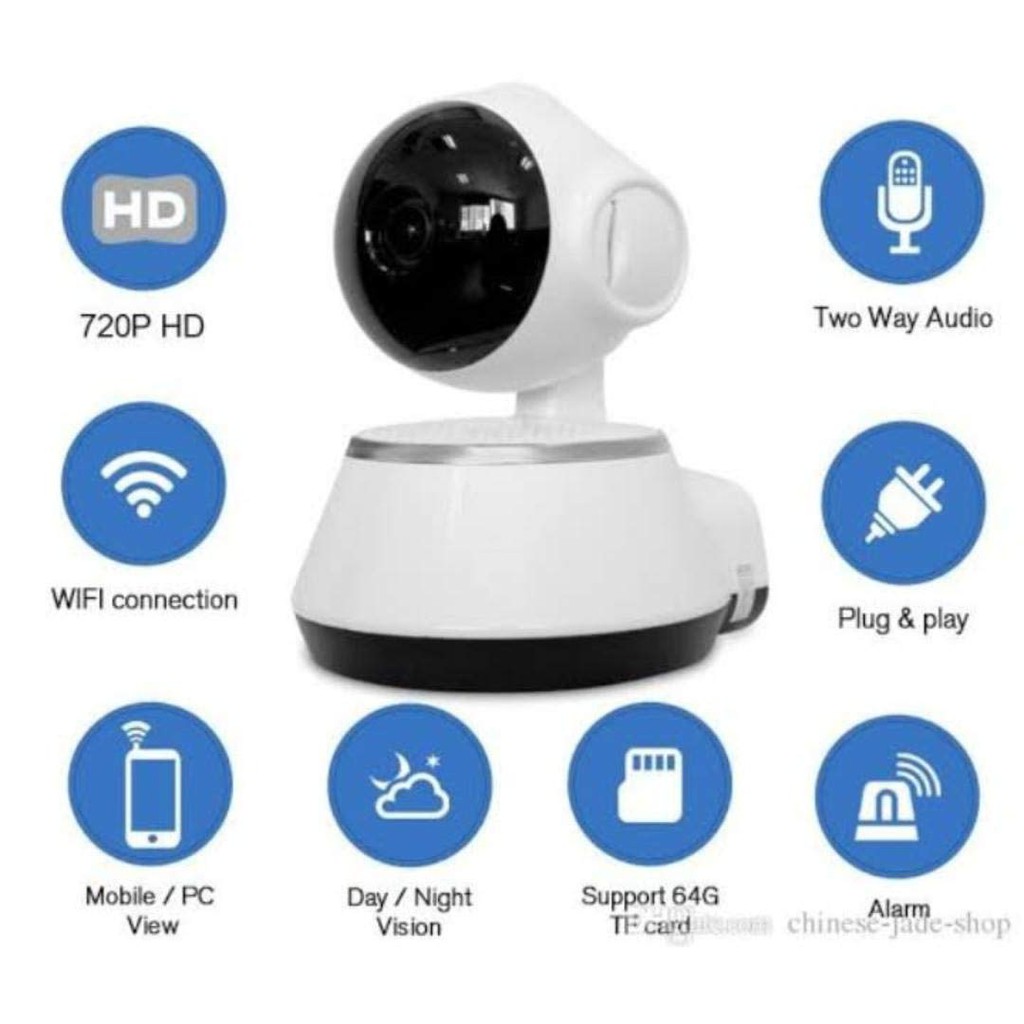 Camera quan sát HD, Camera wifi IP V380 THẾ HỆ MỚI ghi hình liên tục trong 30 ngày - Bảo hành uy tín 1 ĐỔI 1