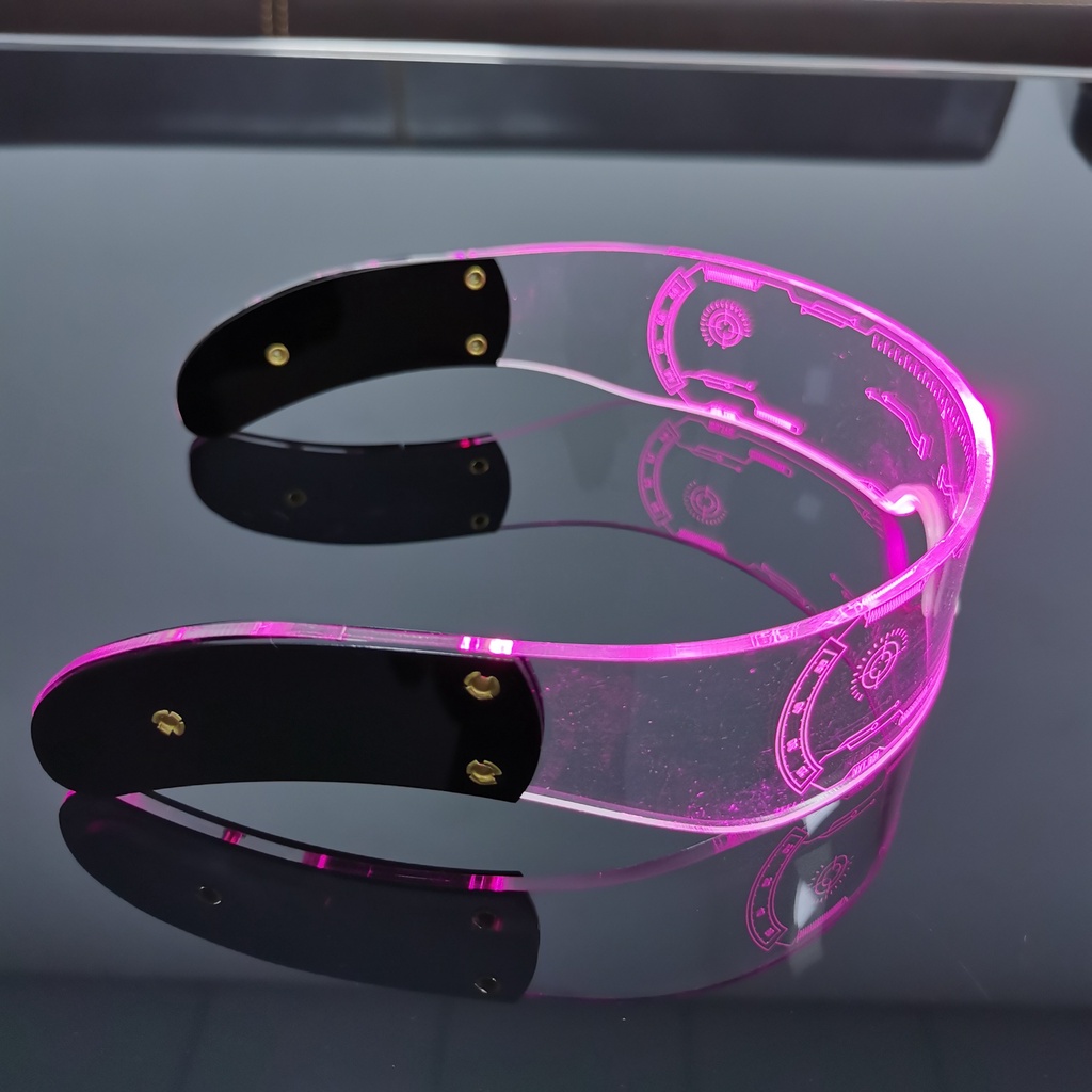 Mắt Kính DJ Tích Hợp Đèn LED Phát Sáng Độc Đáo