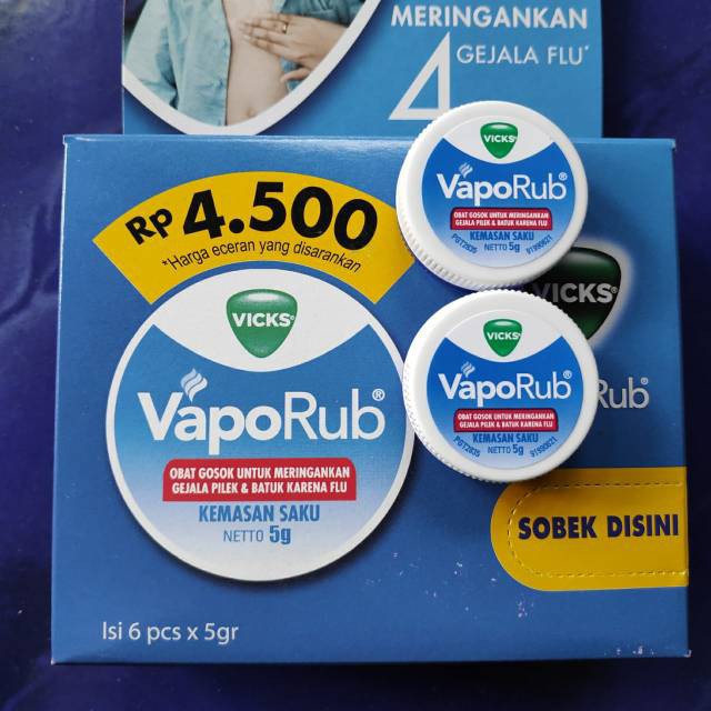 Vaporub Vicks 5 Gr 1 Pcs