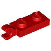 Gạch Lẻ Hàng Mới Tấm, được sửa đổi 1 x 2 với Clip on End (Tay cầm ngang)