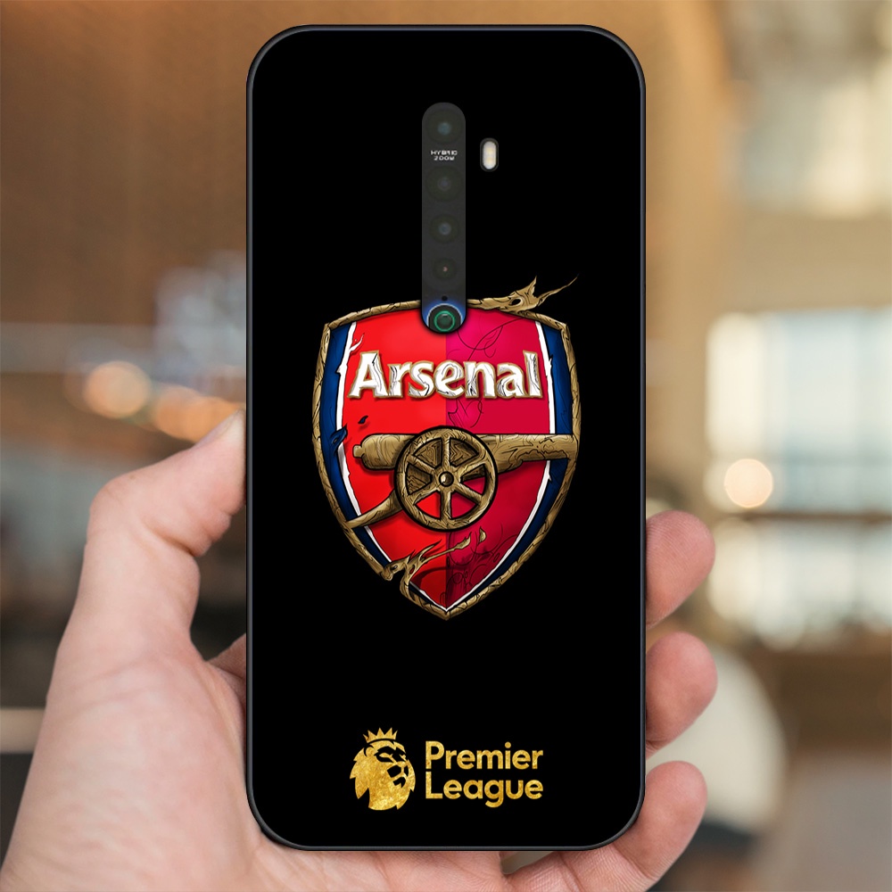 Ốp lưng Oppo Reno 2 viền đen in hình Arsenal FC