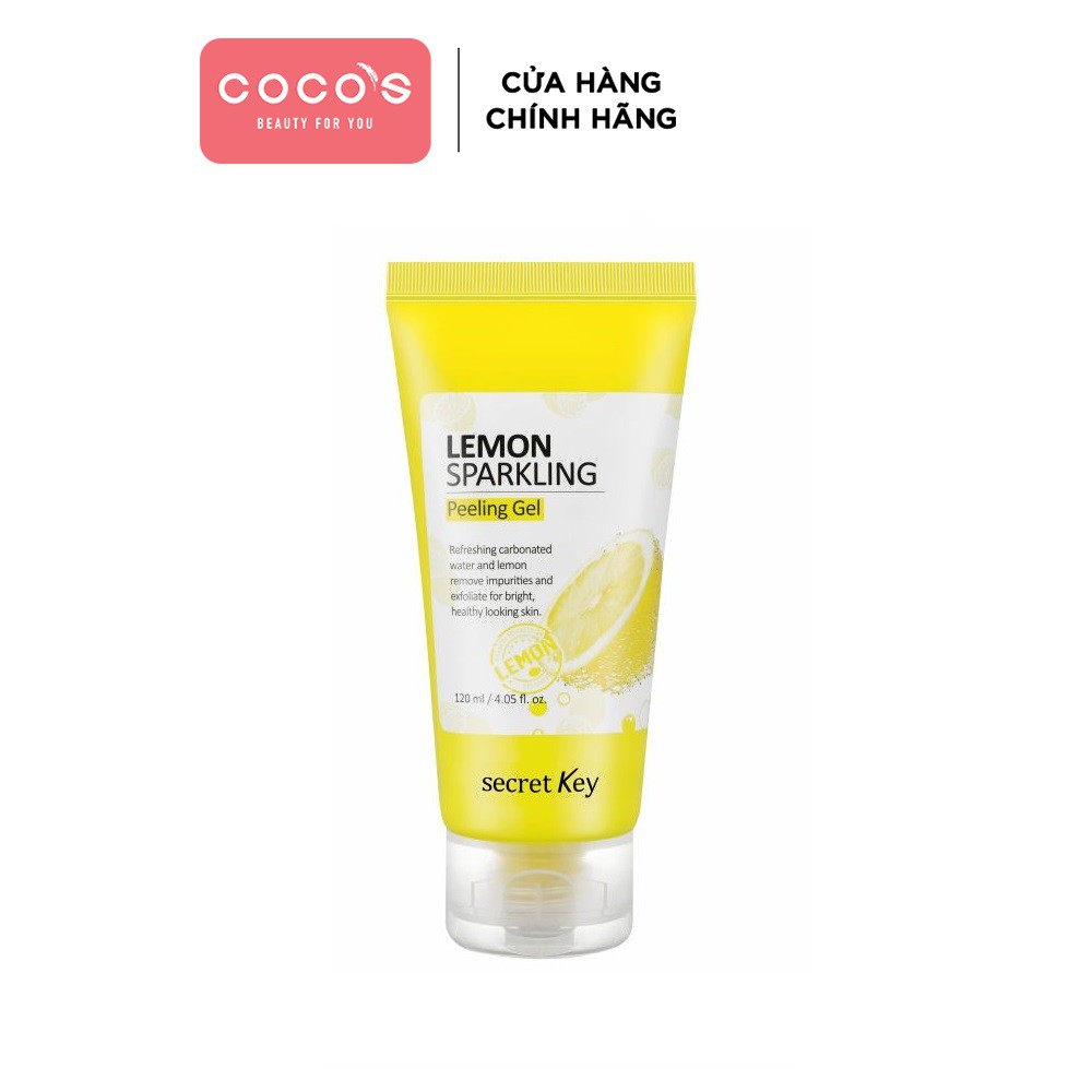 [Mã COSCOCOT4 -8% đơn 250K] Tẩy tế bào chết dạng Gel Secret Key Lemon Sparkling Peeling Gel 120ml