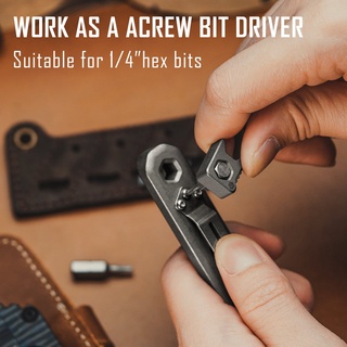 Mở nắp chai móc khóa Titanium KeyUnity KA13