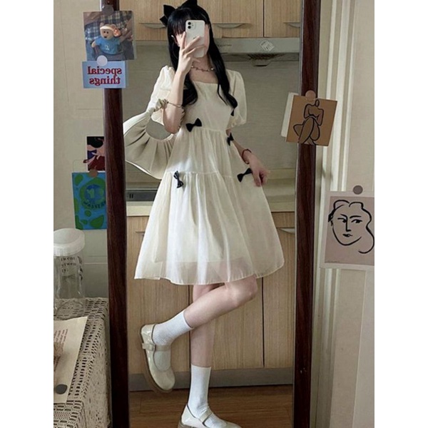 ĐẦM BABYDOLL PHỐI NƠ BIGSIZE