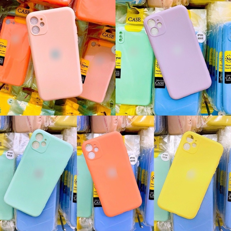 ốp lưng chống bẩn dẻo full viền bảo vệ camera có lớp lót nhung