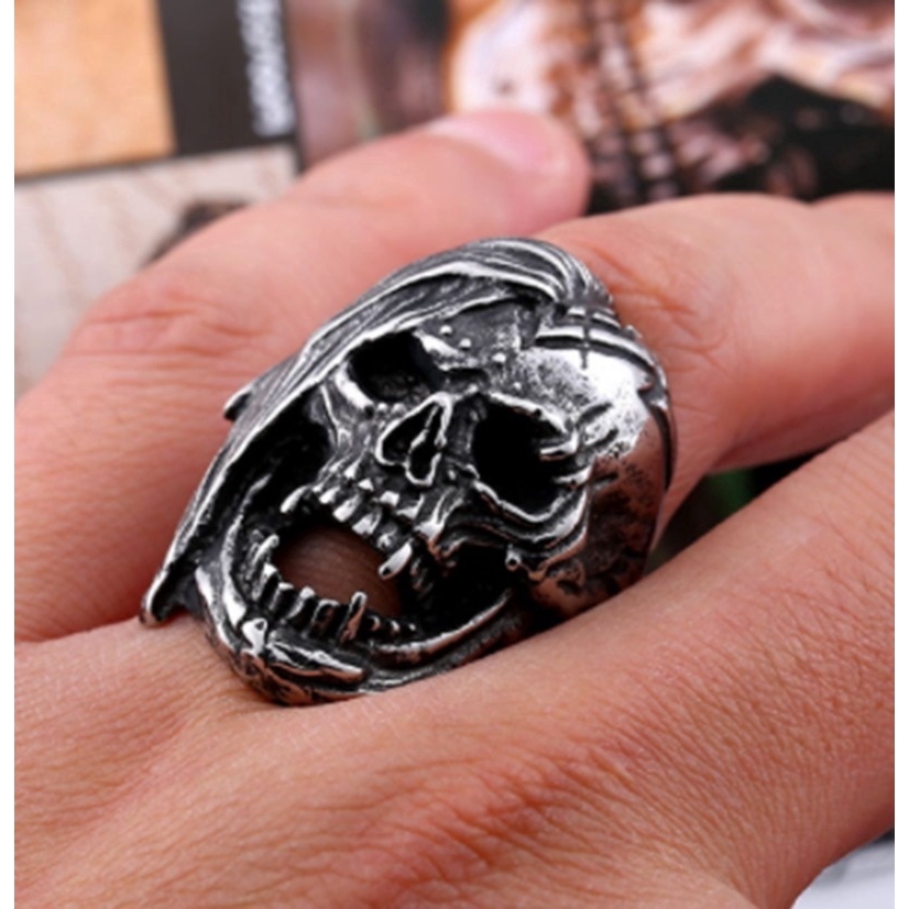 Nhẫn đeo tay đính đá nhân tạo phong cách vintage