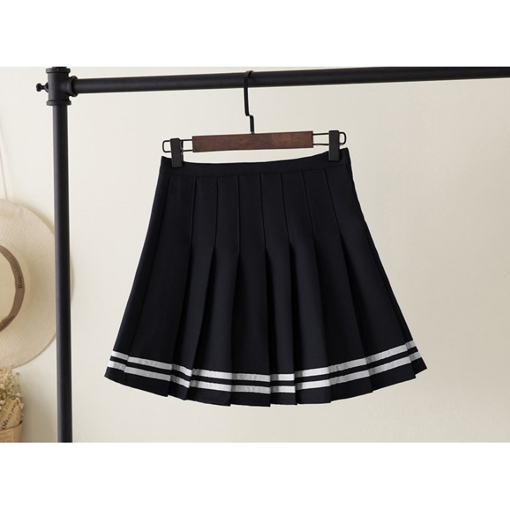 [Order] YAS0321-Chân váy xếp li phối 2 sọc kẻ ngang | BigBuy360 - bigbuy360.vn