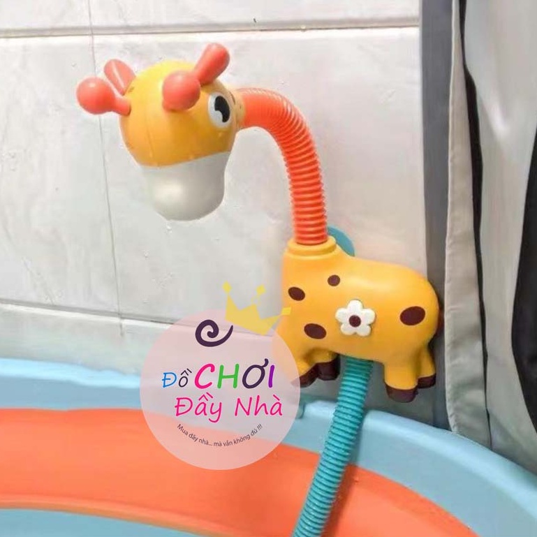 Vòi sen tự động hươu cao cổ ( đồ chơi nhà tắm) - Đồ chơi đầy nhà