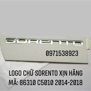 logo SORENTO dán đuôi xe KIA SORENTO hàng xịn cao cấp 86310C5010