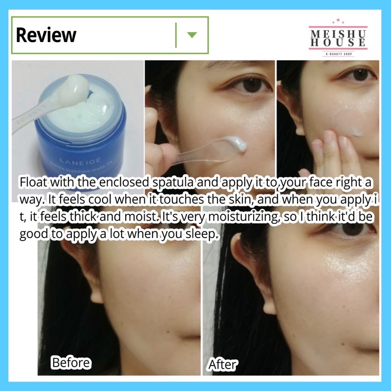 Mặt Nạ Ngủ LANEIGE Cho Làn Da Căng Mọng Nước Dành Cho Mặt Water Sleeping Mask  (Mini 15ml)