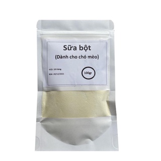 Sữa bột 100gr Sữa cho chó mèo dạng bột