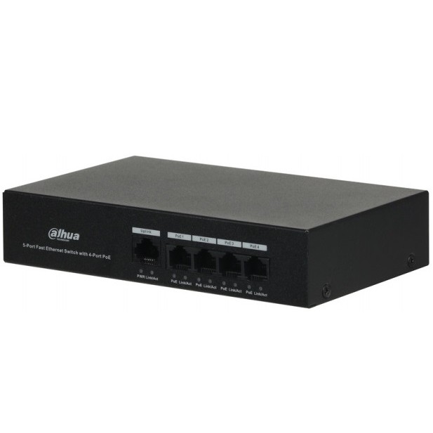 Switch PoE Dahua 4 Port PFS3005-4ET-36