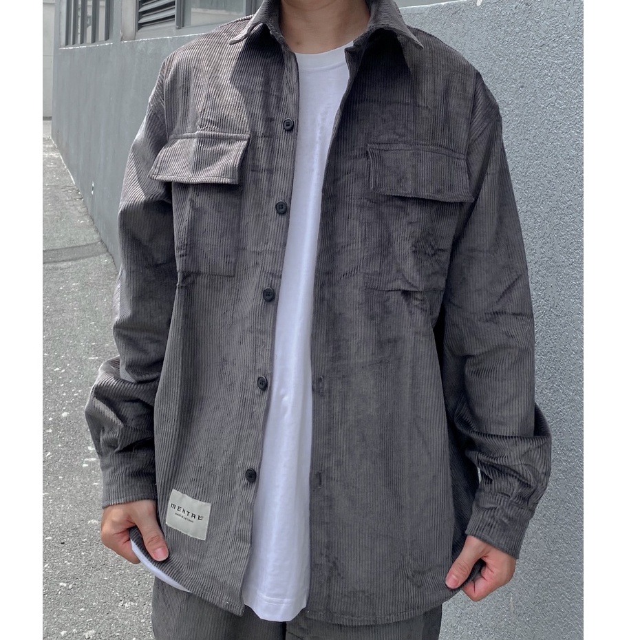 Áo sơ mi nhung MENTAL® CODUROY FLANNEL SHIRT