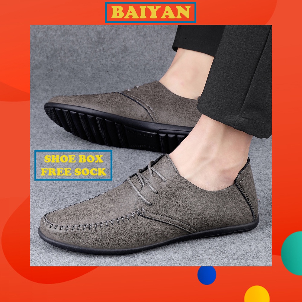 Giàylười da mềm chống trượt phong cách doanh nhân cho nam size 38-47