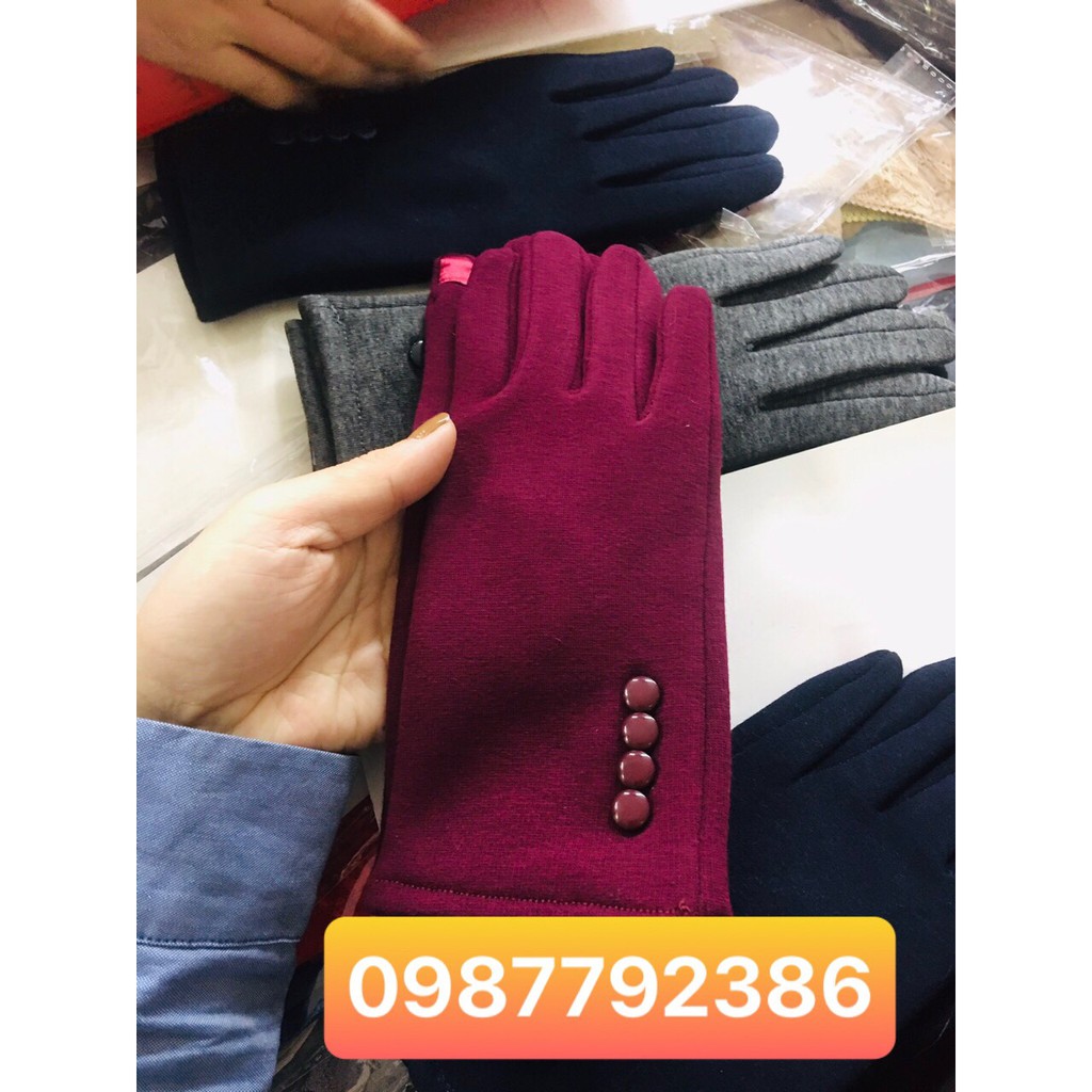 GĂNG TAY NỈ CHO NỮ