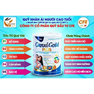 SỮA BỘT CANXIGOLD PLUS 900 g