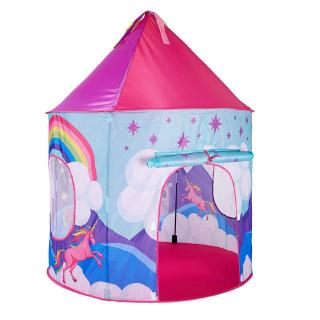 Tenda Istana Putri Unicorn Portable Ukuran Besar untuk Anak