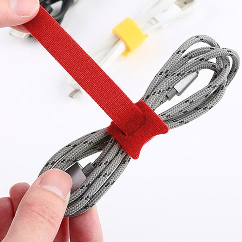 Túi 50 Dây Rút Bằng Nylon Dùng Để Đựng Dây Cáp Sạc / Tai Nghe Đa Năng Tiện Dụng
