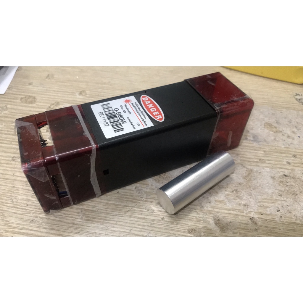 Đầu khắc, cắt laser cho máy khắc cnc công suất MAX 80W cắt gỗ 10mm+ Tặng kèm kính laser bảo vệ mắt