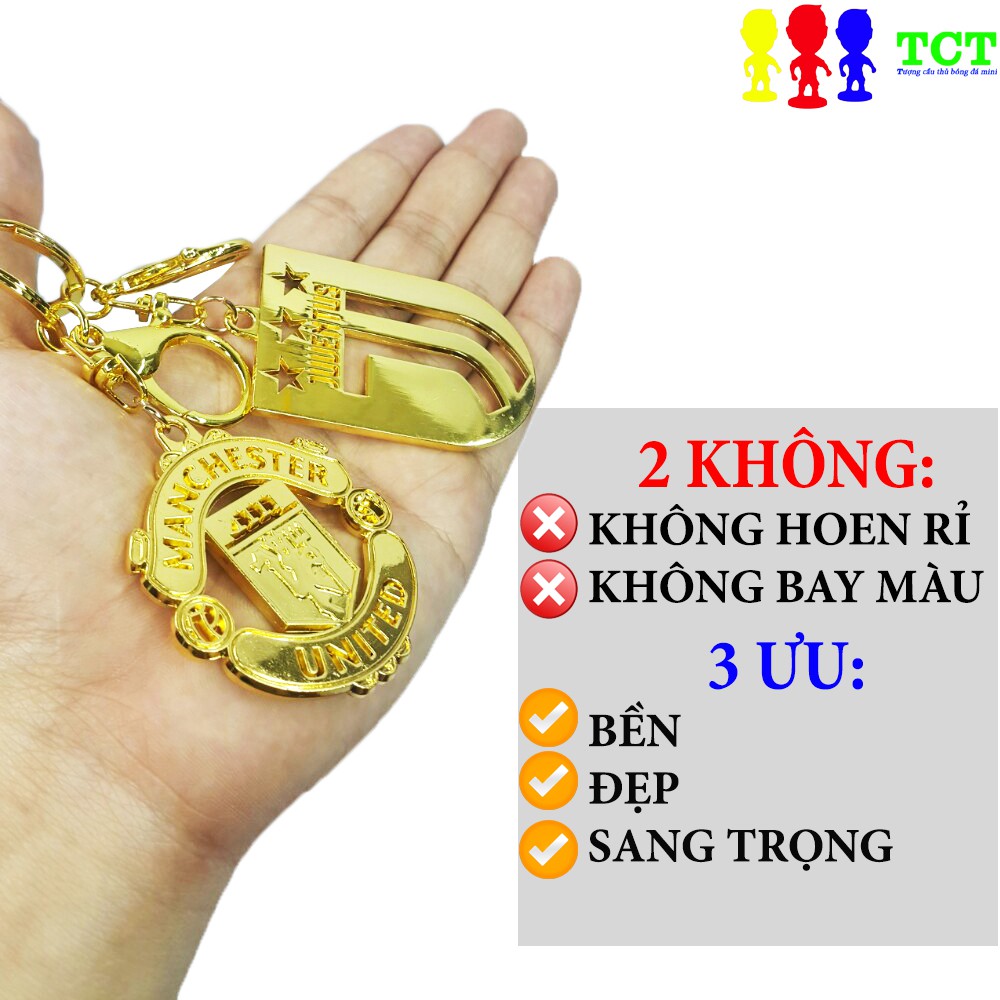 Móc chìa khóa kim loại to 2 KHÔNG 3 ƯU câu lạc bộ bóng đá CHẤT