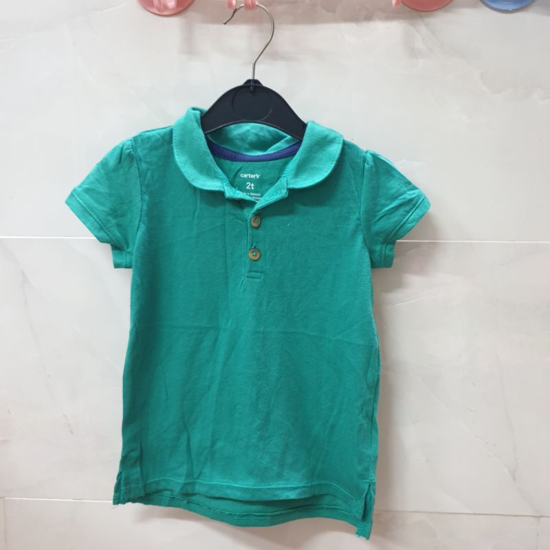 Áo thun polo bé gái vải cotong (hàng vnxk lẻ xai)