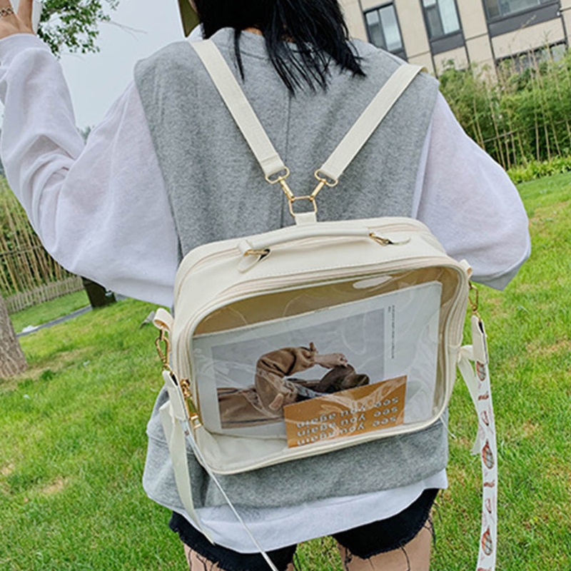 Ba Lô Thời Trang Blala Cho Bạn Gái Với Túi Trong Suốt Cho Thanh Thiếu Niên Sinh Nhật Sup