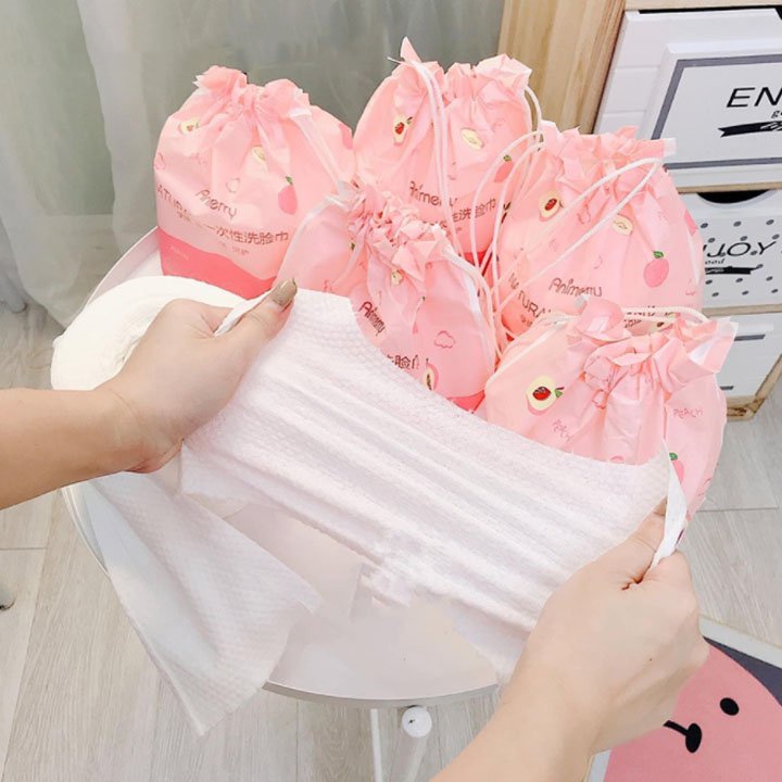 Khăn Mặt Khô Đa Năng dùng 1 lần Animerry lau mặt lau khô, lau ướt