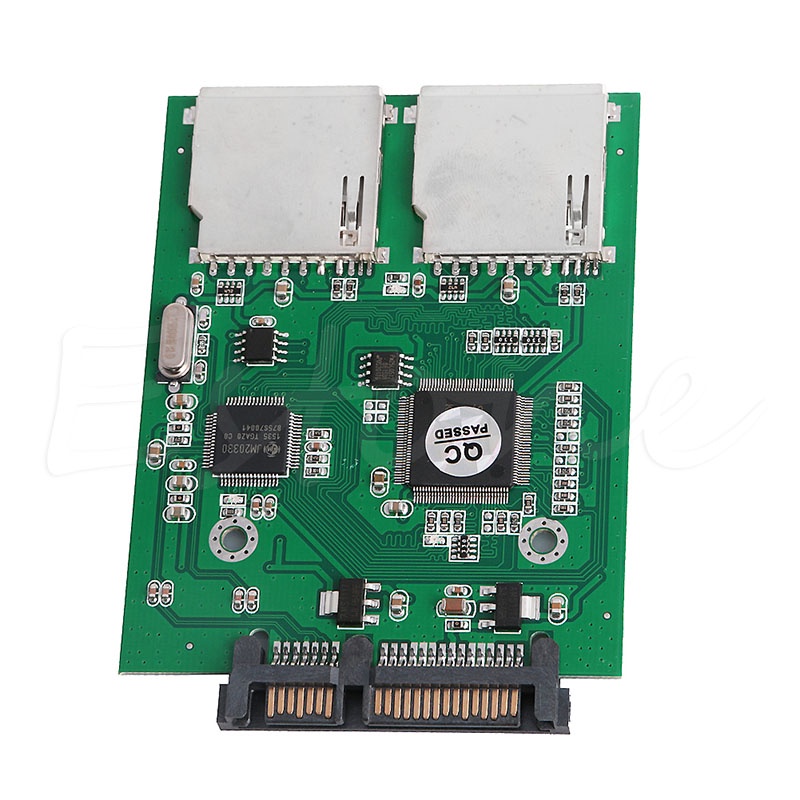 Đầu Chuyển Đổi 2 Cổng SDHC Cho MMC RAID Tiện Dụng