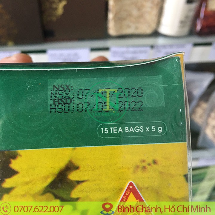 Trà hoa cúc Đà Lạt Ngọc Duy 20 túi lọc