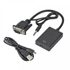 Cáp Chuyển Đổi⚡️Dây Cáp Chuyển Đổi VGA Ra HDMi AV Có Âm Thanh⚡️Bh 6 Tháng⚡️C.Brand