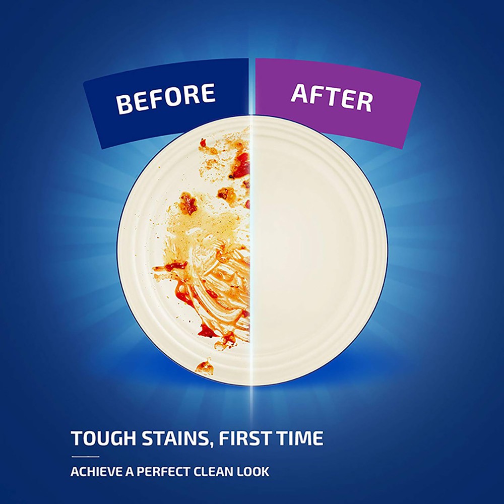 Túi 60 viên rửa chén Finish Quantum Max Dishwasher Tablets Apple Lime Blast - hương chanh, táo