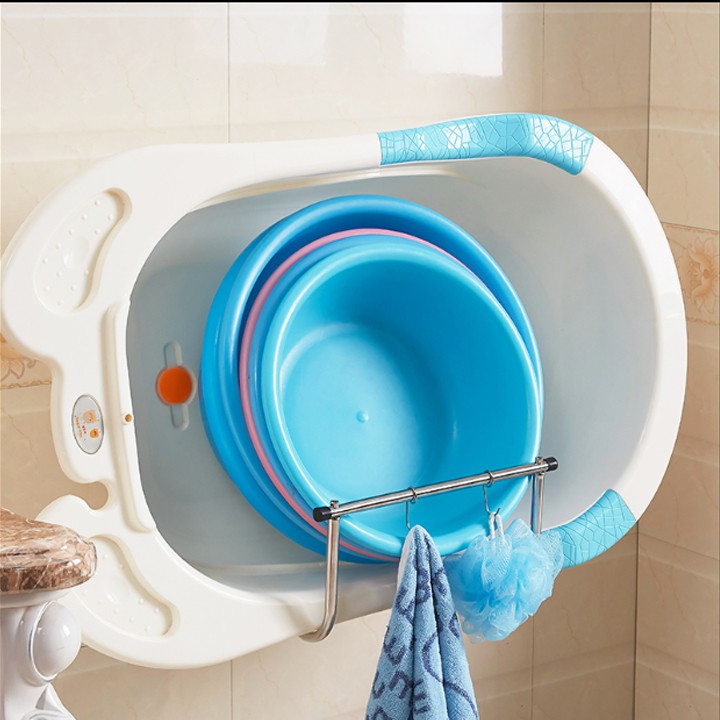 kệ inox dán tường để chậu_RE0162