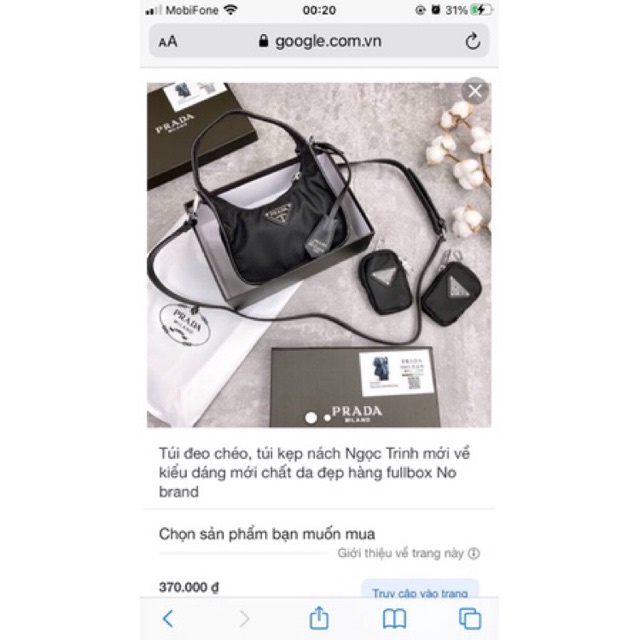 Túi ngọc Trinh full box