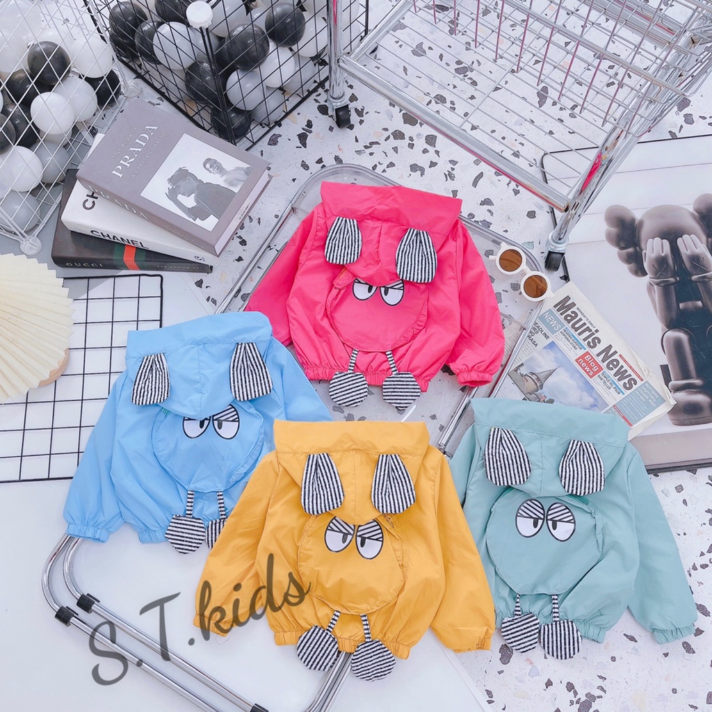 SALE ÁO KHOAC GIÓ CAO CẤP BE TRAI BÉ GÁI SIZE 10-20KG(KKTK)