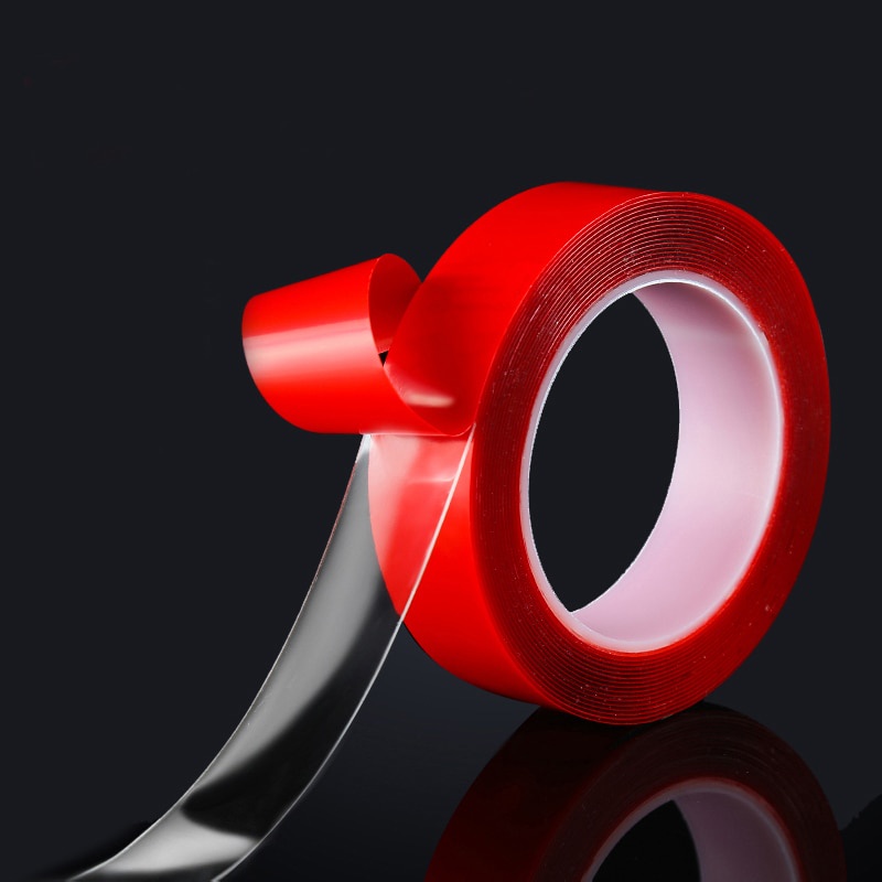 1 cuộn băng keo xốp dài 3m hai mặt chống thấm nước kích cỡ 6 / 8 / 10 / 12 / 15 / 20mm X 3m