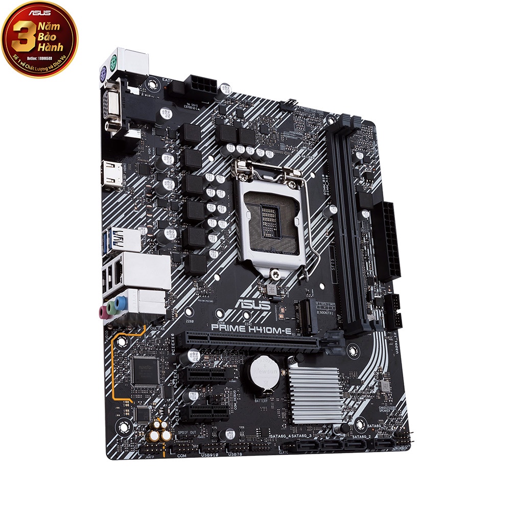 Mainboard Asus H410M-E - Bảo hành 36 tháng