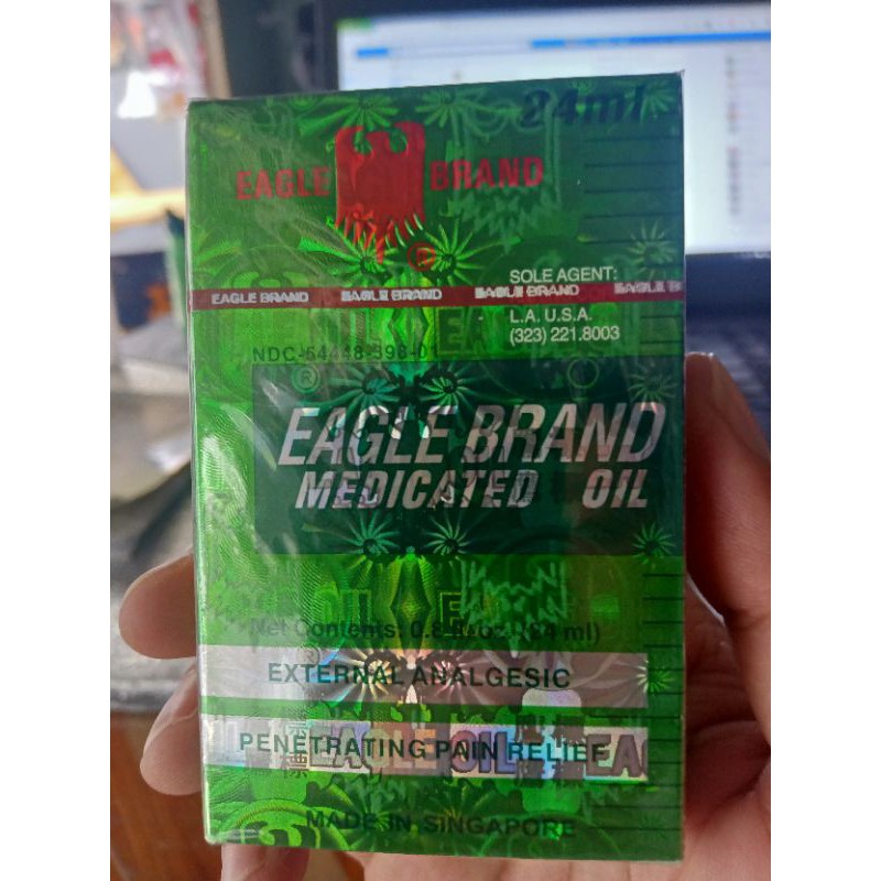 Sỉ lốc 12chai Dầu Gió Xanh 2 Nắp SingaPore Eagle Brand 24ml