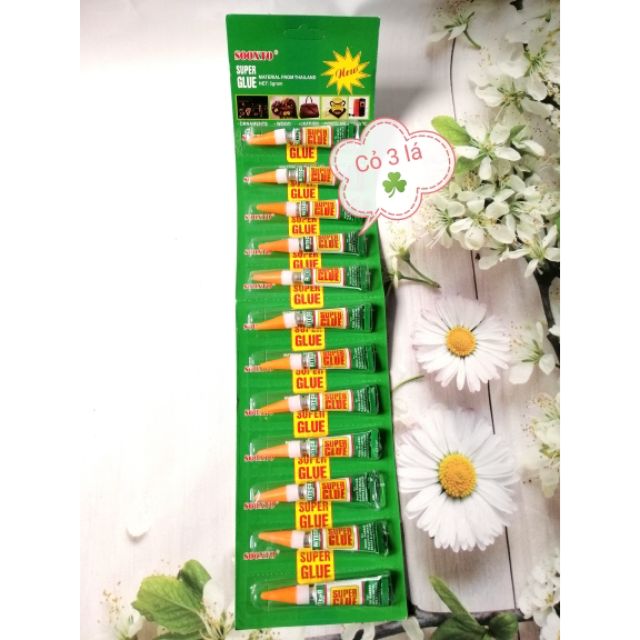 Chai keo dán đa năng 2gam, dán giày dép, gỗ, sứ, kim loại (1 CHAI)