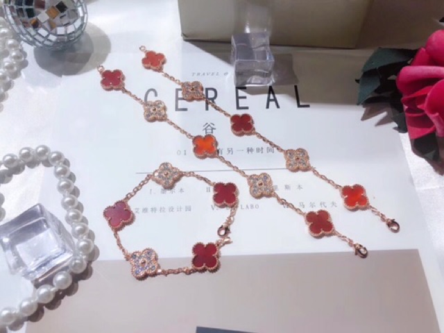 ✨ Vòng tay V@n Cleef & Arpels fullbox bạc 925