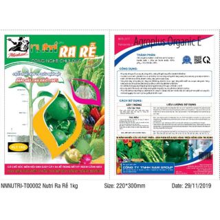 Phân bón hữu cơ nutri ra rễ