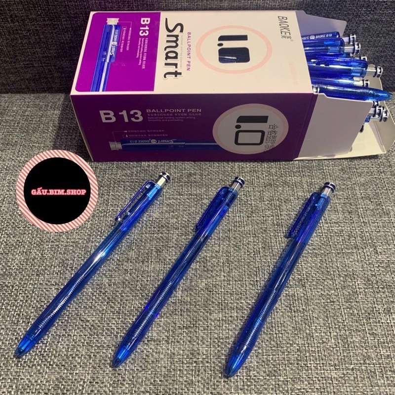 Bút bi cao cấp BAOKE Smart B13 - ngòi 1mm-hộp 48 chiếc