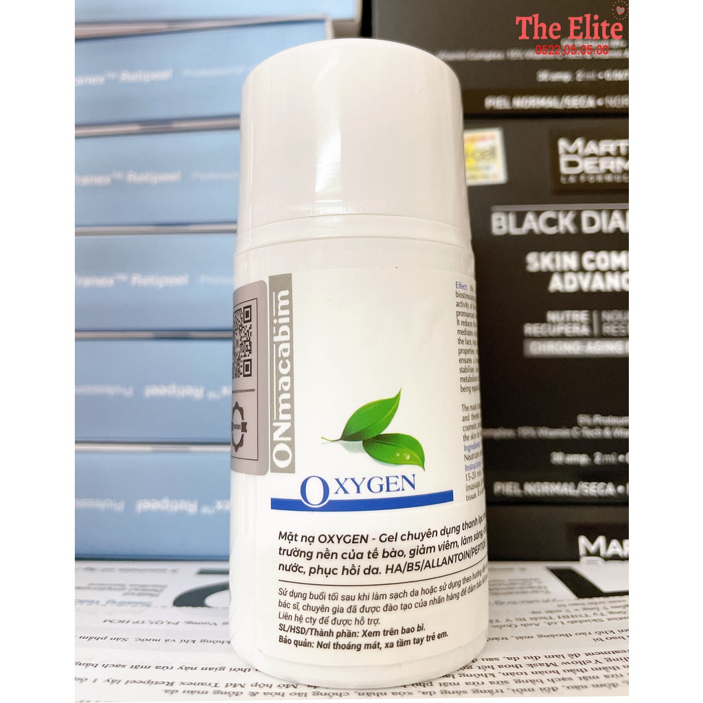 Mặt nạ thạch căng bóng Onmacabim Oxygen 50 ml