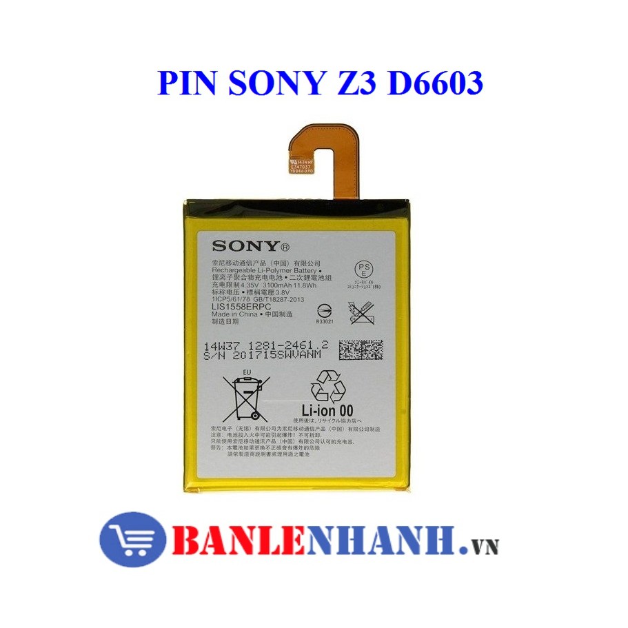 PIN SONY Z3 D6603