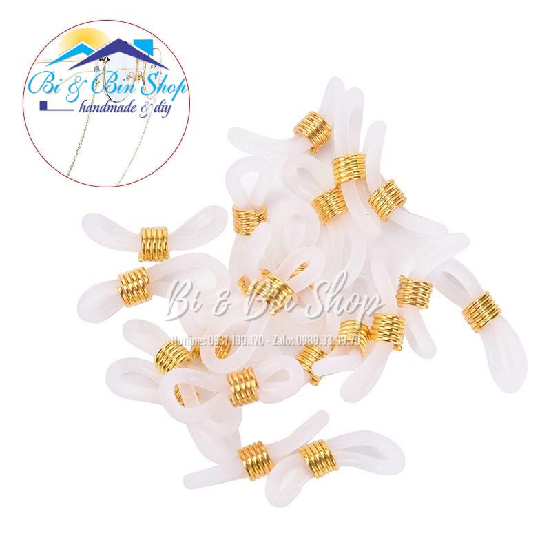 Sỉ 100 Cái Vòng Cao Su Dùng Làm Đầu Nối Dây Đeo Mắt Kính Thời Trang, Tiện Dụng