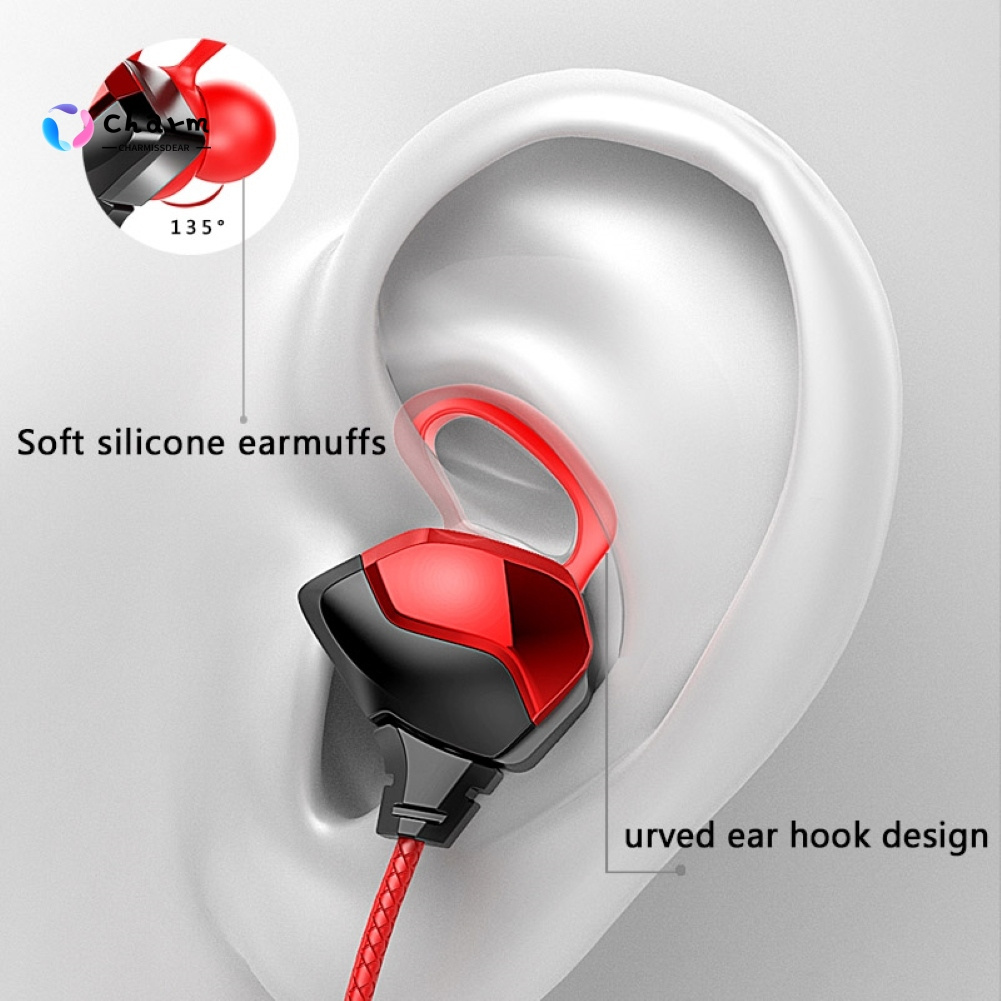 [CI] Availble G3000 Wired Dynamic Headphone 3.5mm In-ear Gaming Earphone with Mic for Phone/PC