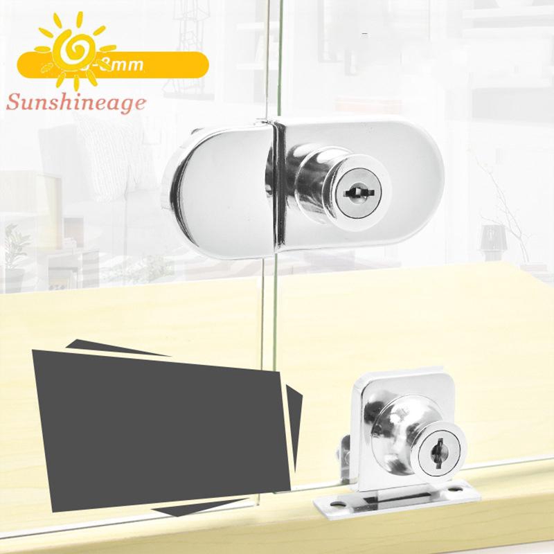 Bộ Khóa Kim Khí Tinh Xảo Bằng Hợp Kim Kẽm Thay Thế Cho Tủ Trưng Bày Kính Dày 5-8mm