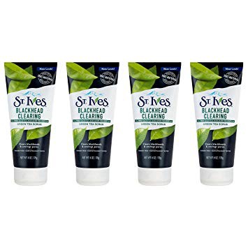 Sữa Rửa Mặt Tẩy Tế Bào Chết ST.Ives Blackhead Clearing Green Tea Scrub 170g